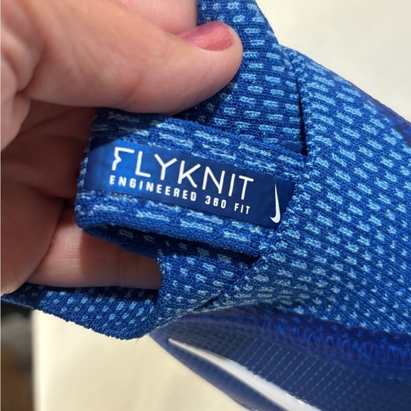 NWT Nike Alpha Menace Elite 3 Flyknit Football Cleats Mens Size 11 royal blue - Picture 8 of 11